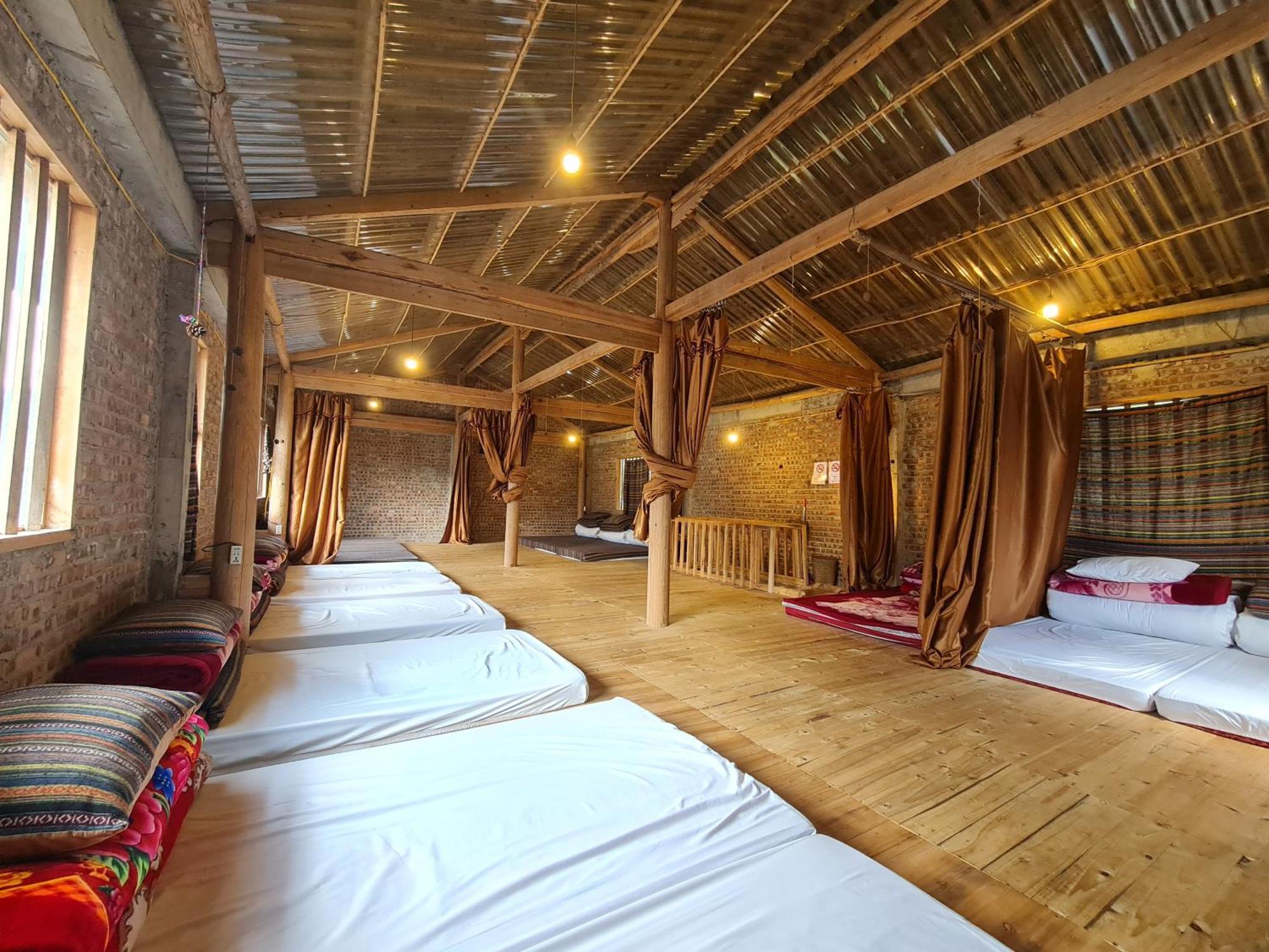 Nha Co Lao Xa Homestay Hmong & Bungalow Air Conditioner ส่งวัน ภายนอก รูปภาพ